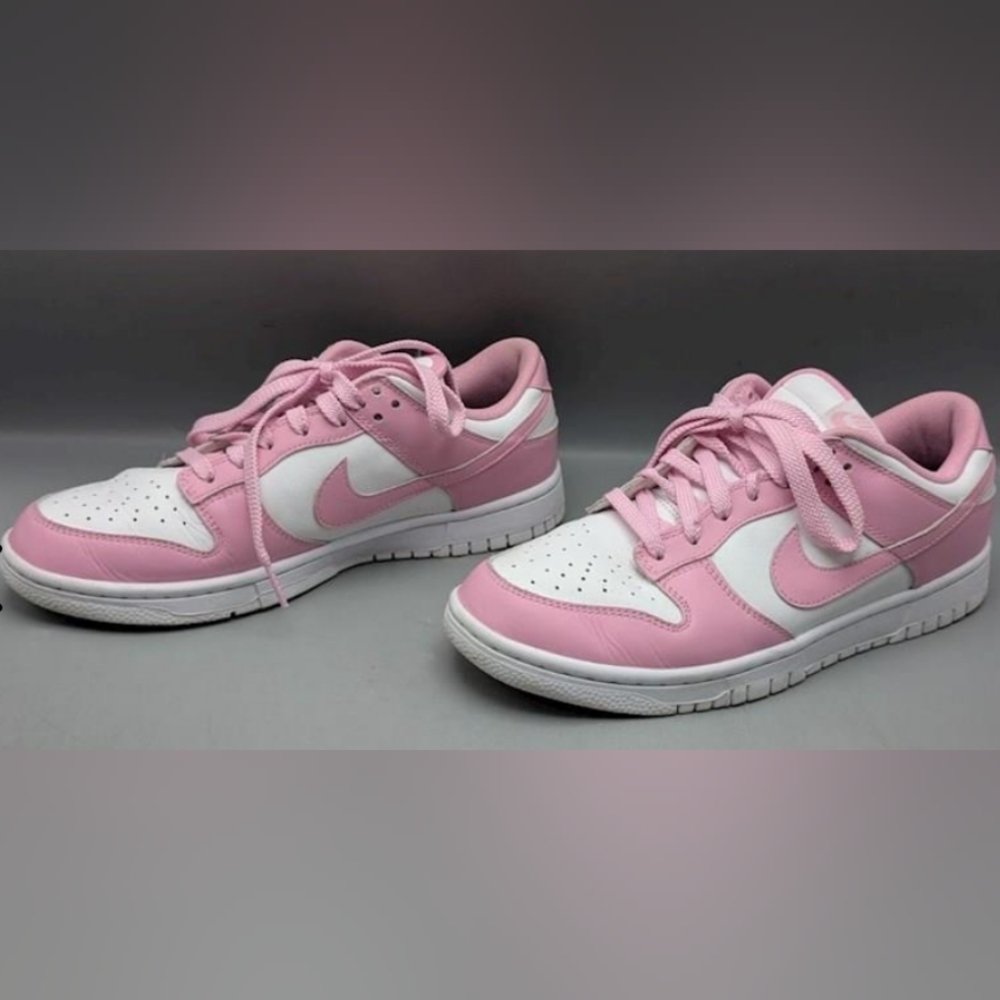 Nike Dunk Low 'Real Pink' Sneakers Wmn's Size 10 Like New MSRP $140 - Picture 5 of 11